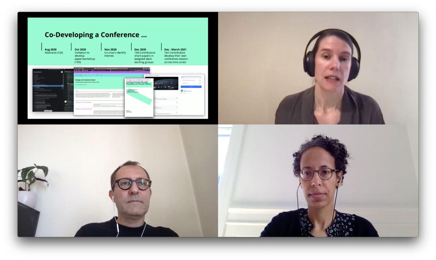 Design as Common Good Conference Opening Panel - Impression